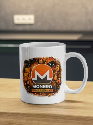 Monero Private Digital Cash Ceramic Mug