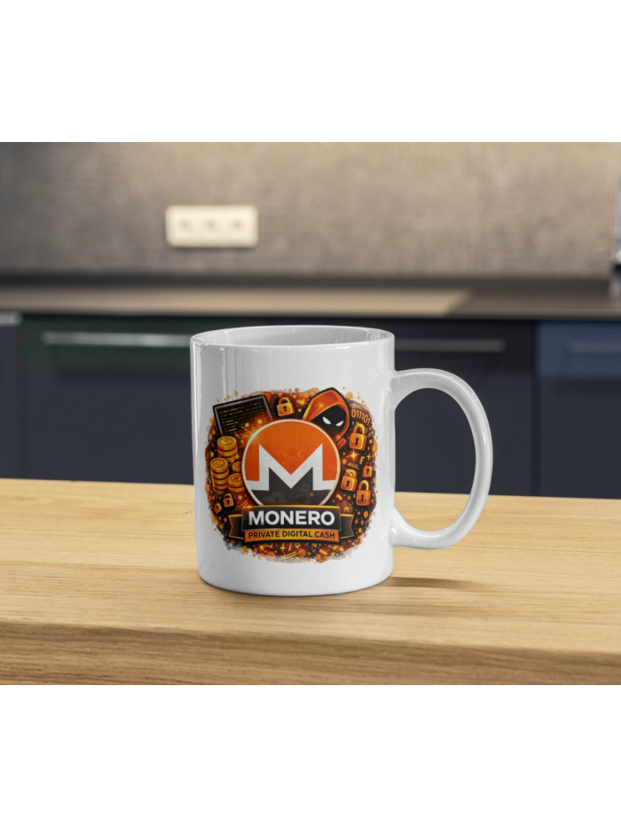 Monero Private Digital Cash Ceramic Mug