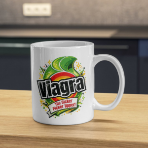 Viagra The Dicker Picker Upper Parody Mug