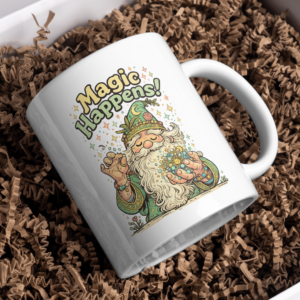 Magic Happens – Whimsical Wizard Mug