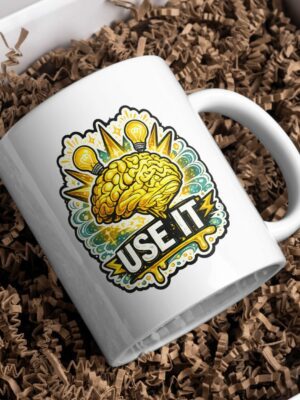 Use It Brain Mug – Creative Intelligence Coffee Mug