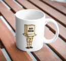 Anti Social Cardboard Box Vintage Mug