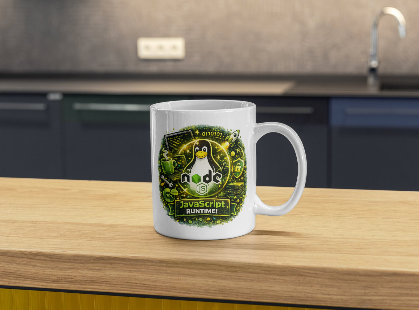 Node.js JavaScript Runtime Mug – Backend Developer Coffee Cup - Image 3
