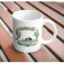 Route 66 Road Trip Mug – Retro Convertible Desert Adventure Design