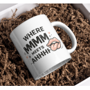 Where MMM Meets Ahhhhh Flirty Humor Mug