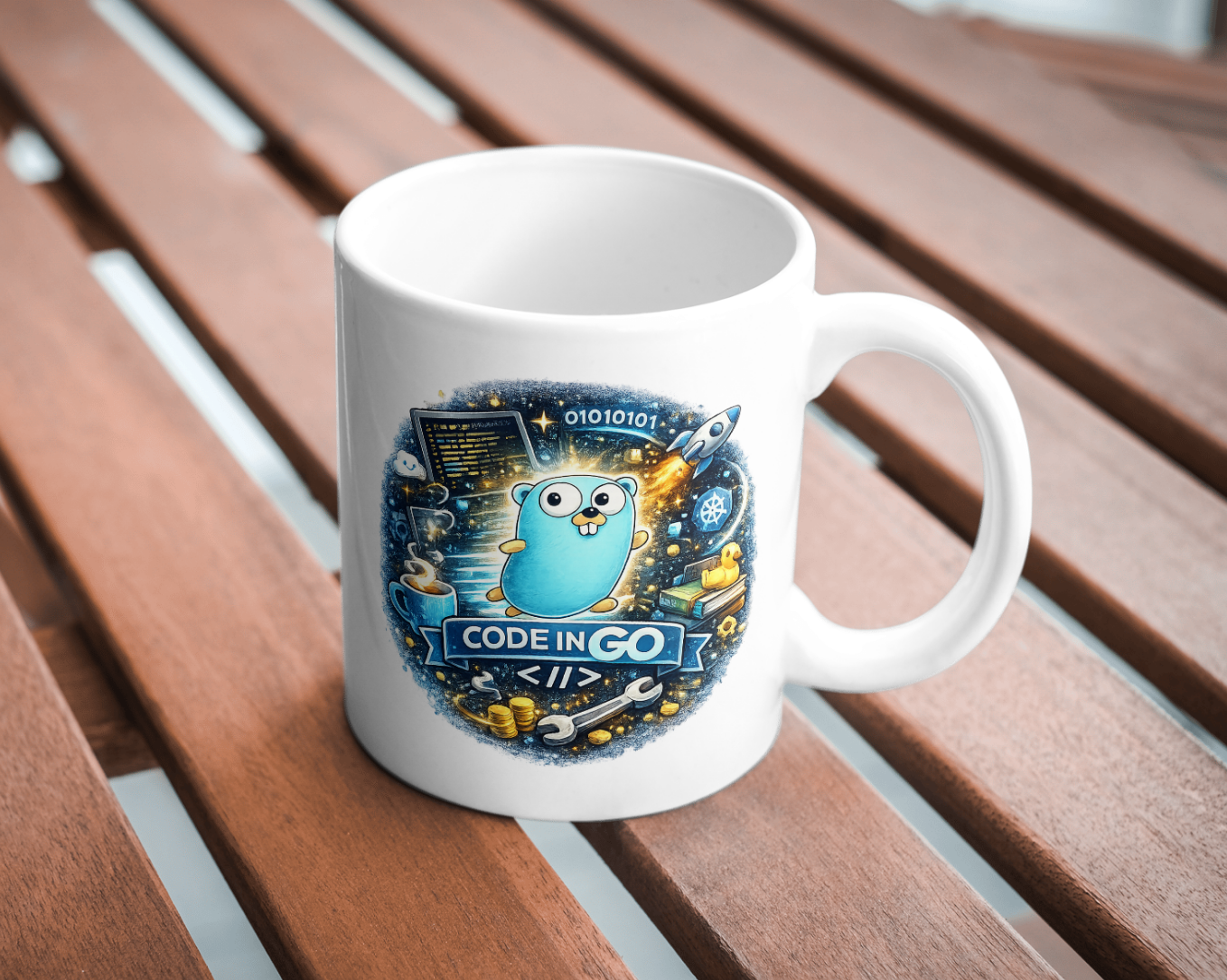 Go Developer Mug – Code in Go