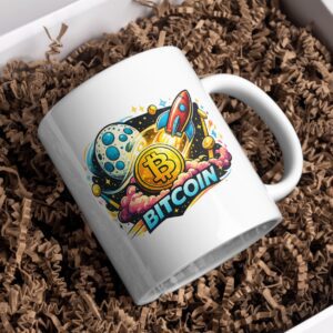 Bitcoin To The Moon Mug