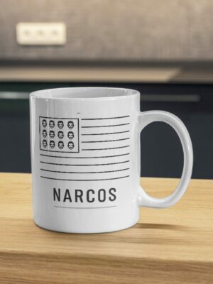 Narcos – Minimalist Crime Series Mug