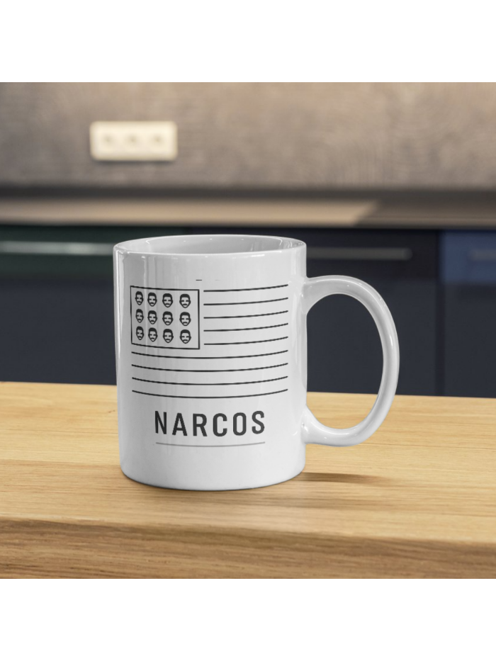 Narcos – Minimalist Crime Series Mug