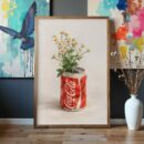 Stop Giving A F*ck Floral Still Life Wall Art Print