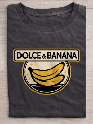 Luxury Banana Parody Humor Sarcastic Unisex Graphic Tee