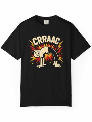 Spine Crack Cartoon Funny Graphic Tee