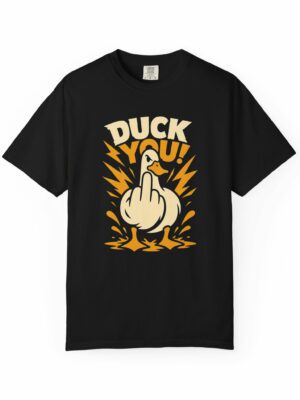Duck You Sarcastic Bird Funny Graphic Tee