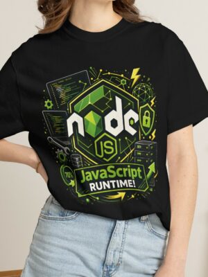 Node.js JavaScript Runtime – Backend Developer Unisex T-Shirt (100% Cotton)