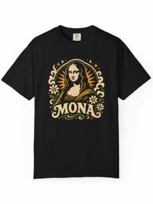 Classic Museum Lady Art Retro Graphic Tee
