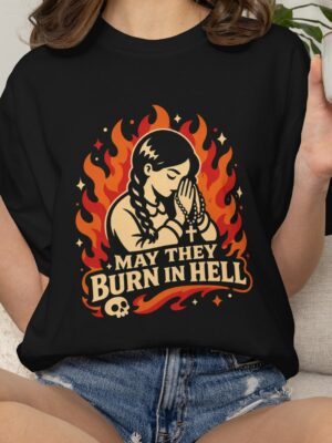 Gothic Prayer Funny Graphic Tee