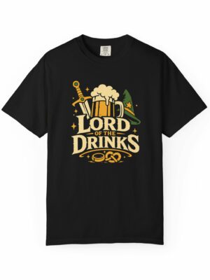 Lord Of The Drinks Party Magic Funny Graphic Tee