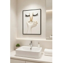 Elegant Silence Wall Art – Minimal Face Illustration