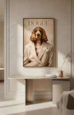 Dogue – Fashion Dog Editorial Style Art Print
