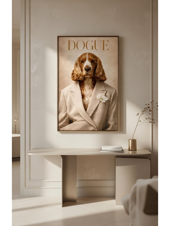Dogue – Fashion Dog Editorial Style Art Print