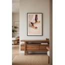 Colorful Retro Sneakers Wall Art Print – Playful Fashion Illustration