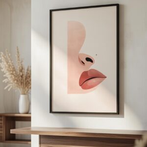 Cool Confidence – Pop Art Feminine Power Wall Art Print