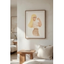 Feminine Strength – Modern Empowerment Wall Art Print