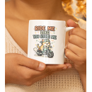 Ride Me Like You Stole Me Mug – Funny Biker Cat Coffee Cup