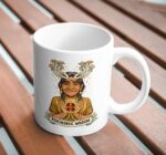 Psychedelic Wisdom Mug – Mystic Elder Mushroom Art
