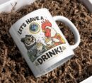 Let’s Have a Drink – Owl & Rooster Mug