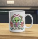 Tame Your Demons Mug – Motivational Alien Design