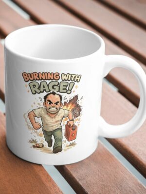 Burning With Rage – Fuel Run Mug