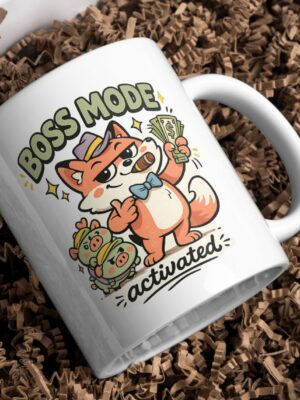 Boss Mode Activated – Money Fox Mug