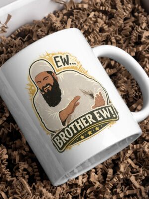 Brother Ew Funny Reaction Mug – Meme Style Humor Cup