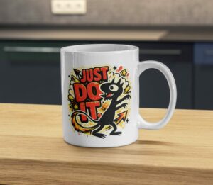 Just Do It Funny Devil Attitude Mug