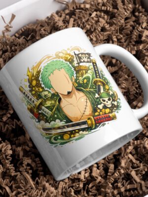 Anime Swordmaster Warrior Ceramic Coffee Mug