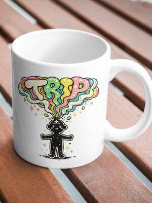 Trip Mind Explosion Mug – Psychedelic Brain Art