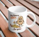 My Heart Fries For You – Funny Potato Mug