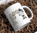 Retro Anime Tennis Mug – Classic Cartoon Legends