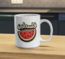 Palestine Watermelon Solidarity Art Mug