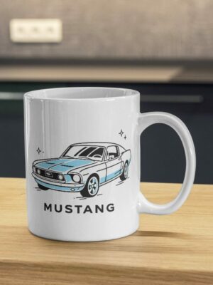 Classic Mustang Muscle Car Mug – Vintage Speed Design