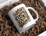 Anti Elon Tesla Club Mug – Bold Satirical Statement Coffee Cup, Protest Humor Design, Premium Graphic Ceramic Mug