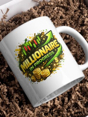 Millionaire In Progress Trading Ceramic Coffee Mug