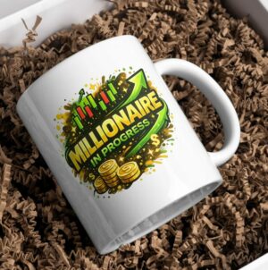 Millionaire In Progress Trading Ceramic Coffee Mug