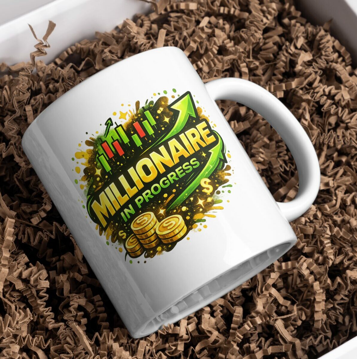 Millionaire In Progress Trading Ceramic Coffee Mug