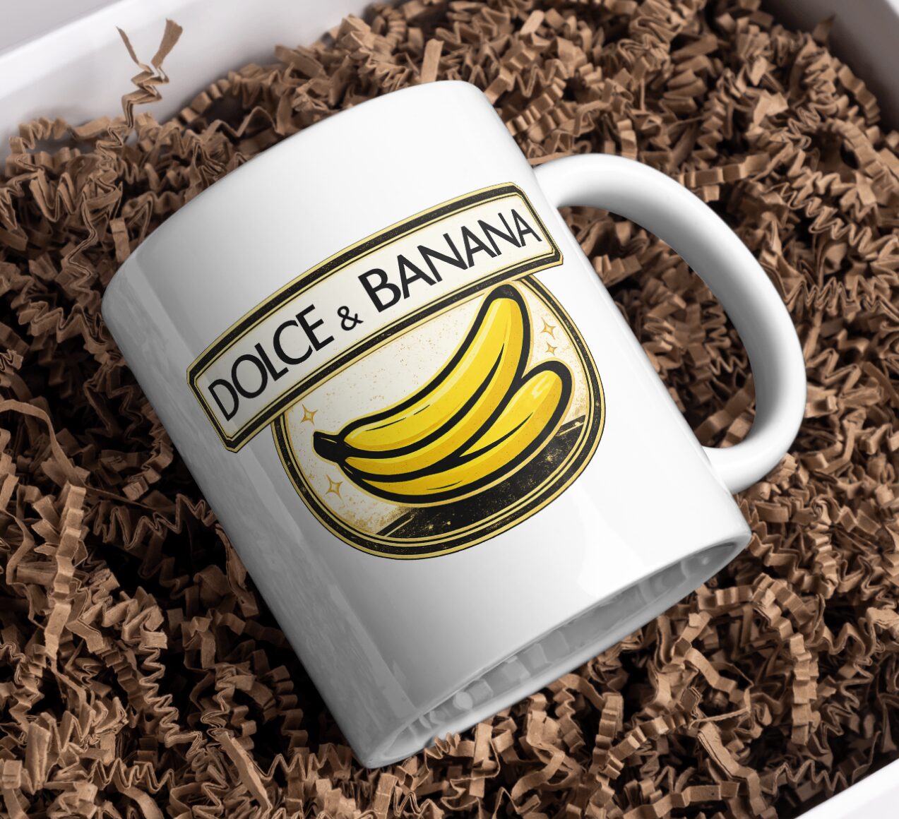 Dolce & Banana Funny Parody Banana Mug