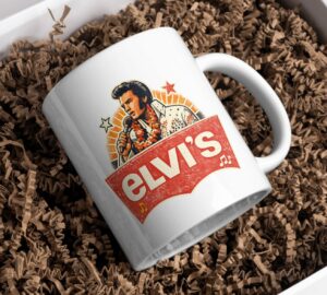 Elvis Retro Rock Mug – Vintage King of Rock Design