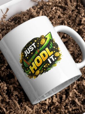 Just HODL It Crypto Trading Ceramic Mug