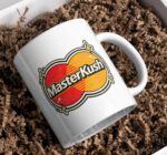 Master Kush Retro Mug – Vintage Badge Cannabis Design