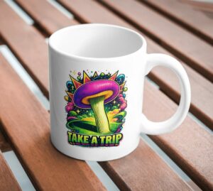 Take A Trip Psychedelic Mushroom Mug